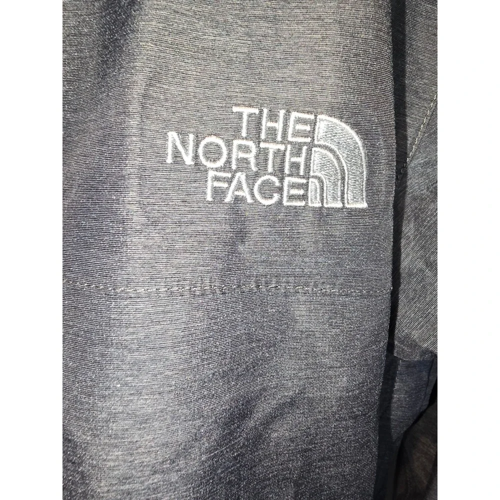 The North Face Mens‎ XS Gray Heathered Hooded Rain Jacket Full Zip Shell